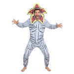 Demogorgon Jumpsuit Unisex Hooded Pajamas Monster Sleepwear Cosplay Costume