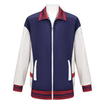 Adult Lucas Red Jacket The Final Season Lucas Casual Outerwear Retro 80s Letterman Coat
