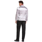 Mens Joker Costume Jared Leto Outfit Tops Pants Shirt and Accessories for Halloween Cosplay