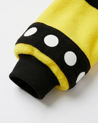 Kids Dragon King Onesie Yellow Turtle Fleece Jumpsuit with Tail and Spiked Shell for Halloween Cosplay
