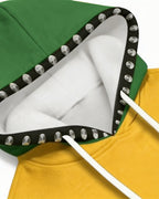 Demon Turtle King Tracksuit Yellow Monster Hooded Sweatshirt and Pants Suit