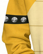 Yellow Monster Costume The Turtle Zip-up Sweatshirt Hoodie for Themed Parties