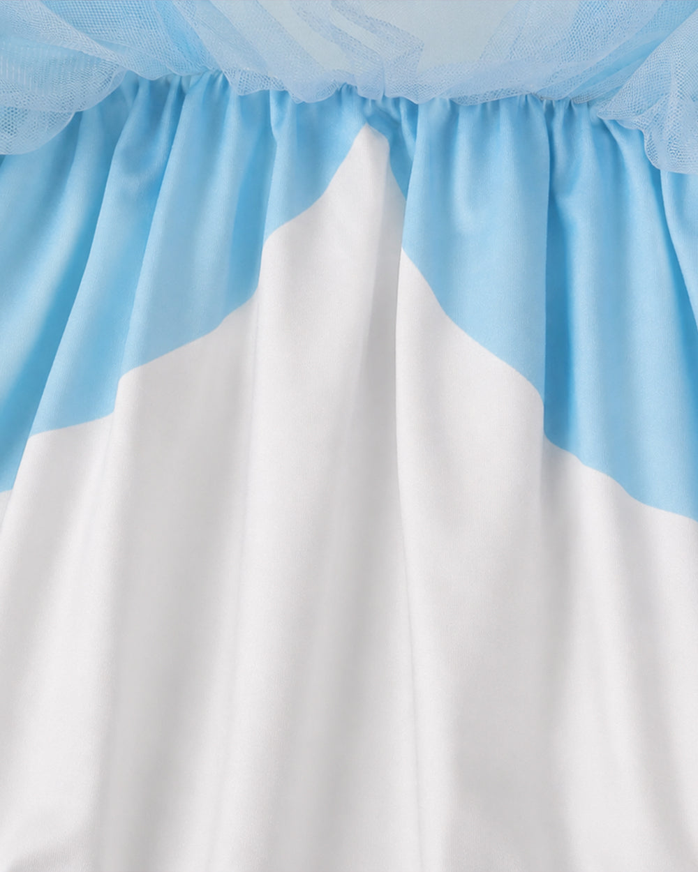 Rosalina Princess Dress Soft Multi-Layered Tulle Party Gown with Puffy Sleeves for Daily Wear