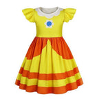 Flutter Sleeve Rosalina Dress Galactic Princess A-Line Gown Summer Sundress for Daily Wear