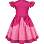 Flutter Sleeve Rosalina Dress Galactic Princess A-Line Gown Summer Sundress for Daily Wear