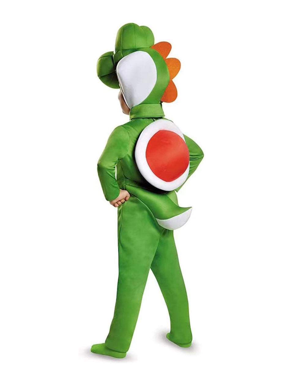 3pcs Dinosaur Costume Green Dragon Jumpsuit Helmet and Saddle Suit for Cosplay Party