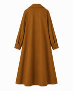 Women Tomorrow Superheroine Trench Coat Brown Long Duster Jacket for Comic Con