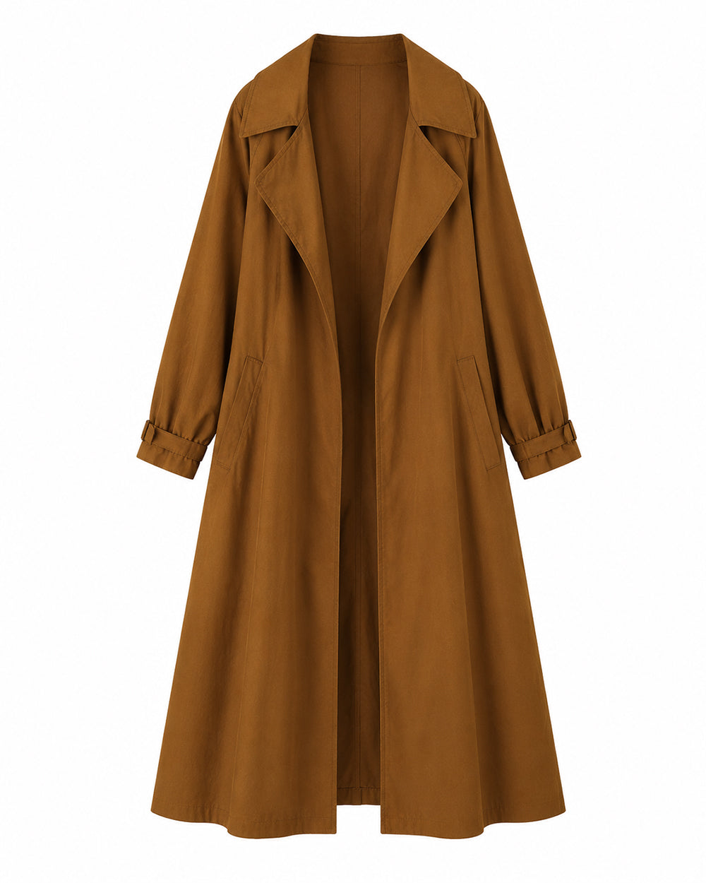 Women Tomorrow Superheroine Trench Coat Brown Long Duster Jacket for Comic Con