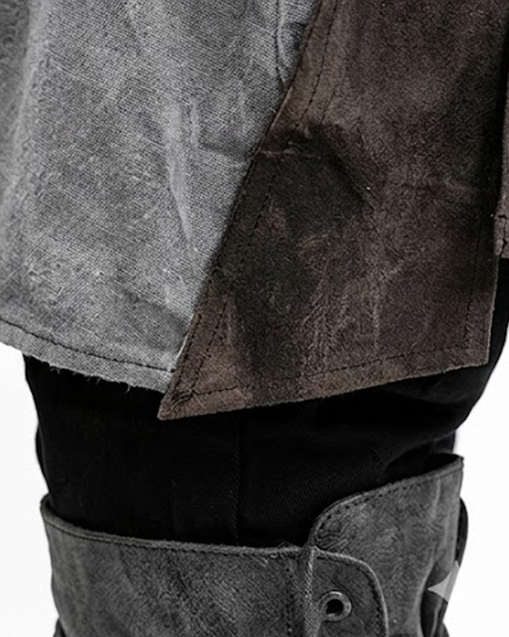 Ancient Greek Warrior Costume King Odysseus Style Dark Gray Vest and Pants Set for Renaissance Theme Events
