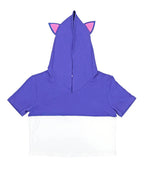 Adult Luz Noceda Costume The Owl House Cosplay Outfit Short-Sleeved Hoodie Shorts and Stockings Suit