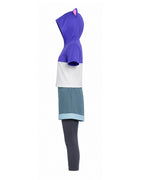 Adult Luz Noceda Costume The Owl House Cosplay Outfit Short-Sleeved Hoodie Shorts and Stockings Suit