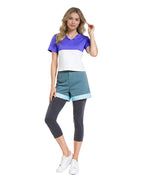 Adult Luz Noceda Costume The Owl House Cosplay Outfit Short-Sleeved Hoodie Shorts and Stockings Suit