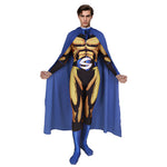 Adult Robert Reynolds Costume Bob The Guard Yellow Cosplay Outfit with Cloak Suit