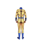Adult Robert Reynolds Costume Bob The Guard Yellow Cosplay Outfit with Cloak Suit