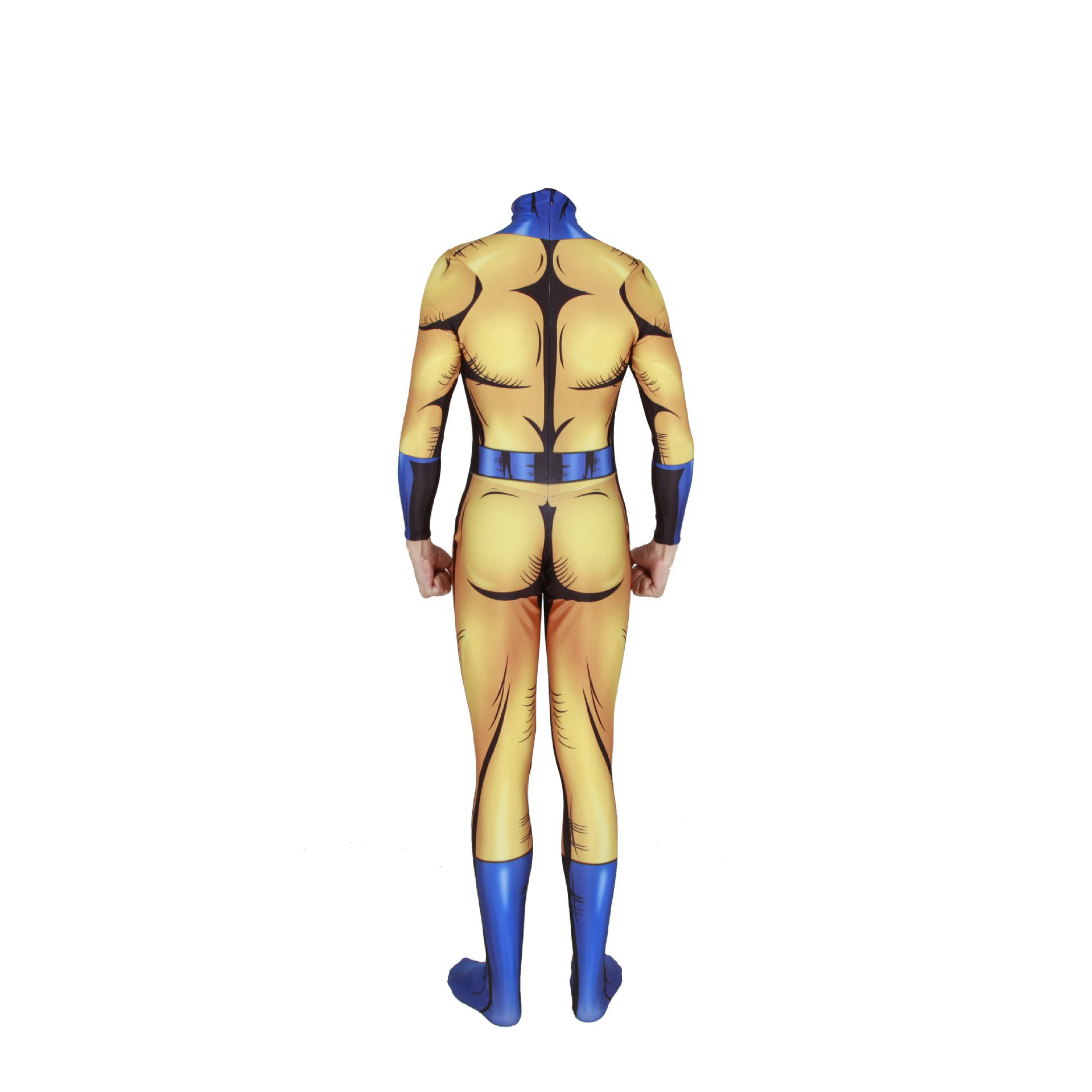 Adult Robert Reynolds Costume Bob The Guard Yellow Cosplay Outfit with Cloak Suit