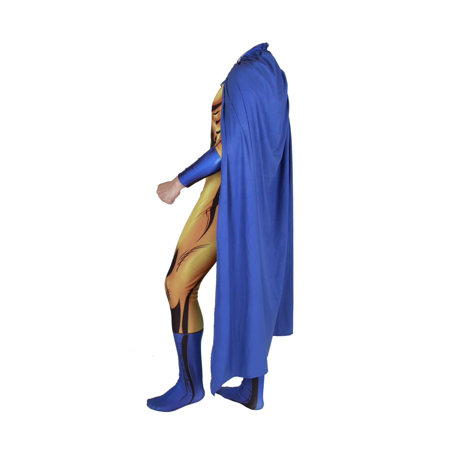 Adult Robert Reynolds Costume Bob The Guard Yellow Cosplay Outfit with Cloak Suit