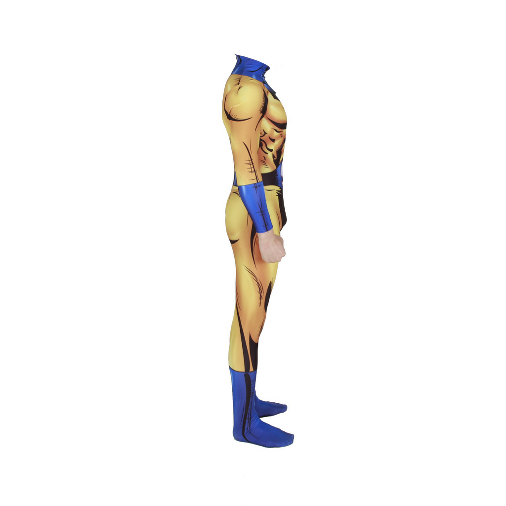 Adult Robert Reynolds Costume Bob The Guard Yellow Cosplay Outfit with Cloak Suit