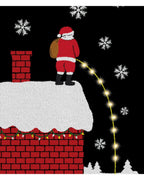 Men's Light-Up Santa Christmas Sweater Ugly Xmas Jumper for Contest