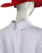 Kids Adults Cowgirl Jessie Costume White Western Toy Girl Dress with Hat Belt and Leg Warmers for Cosplay Event