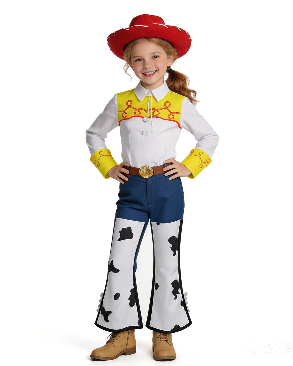 Jessie Cowgirl Costume 2026 Western Hat Shirt Pants and Accessories for Kids Adults Halloween Cosplay