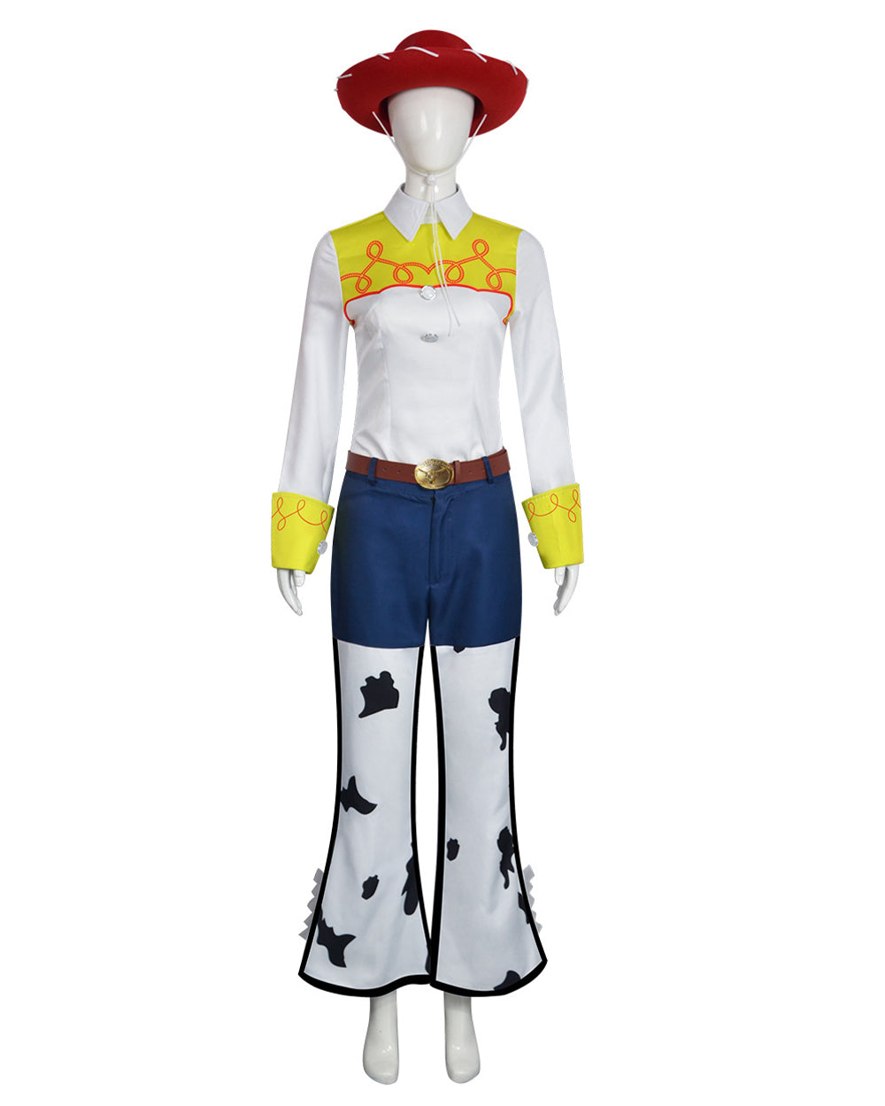 Jessie Cowgirl Costume 2026 Western Hat Shirt Pants and Accessories for Kids Adults Halloween Cosplay