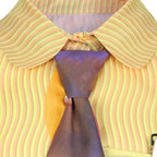 Boys Element City Wade Cosplay Costume Yellow Shirt and Blue Shorts Set