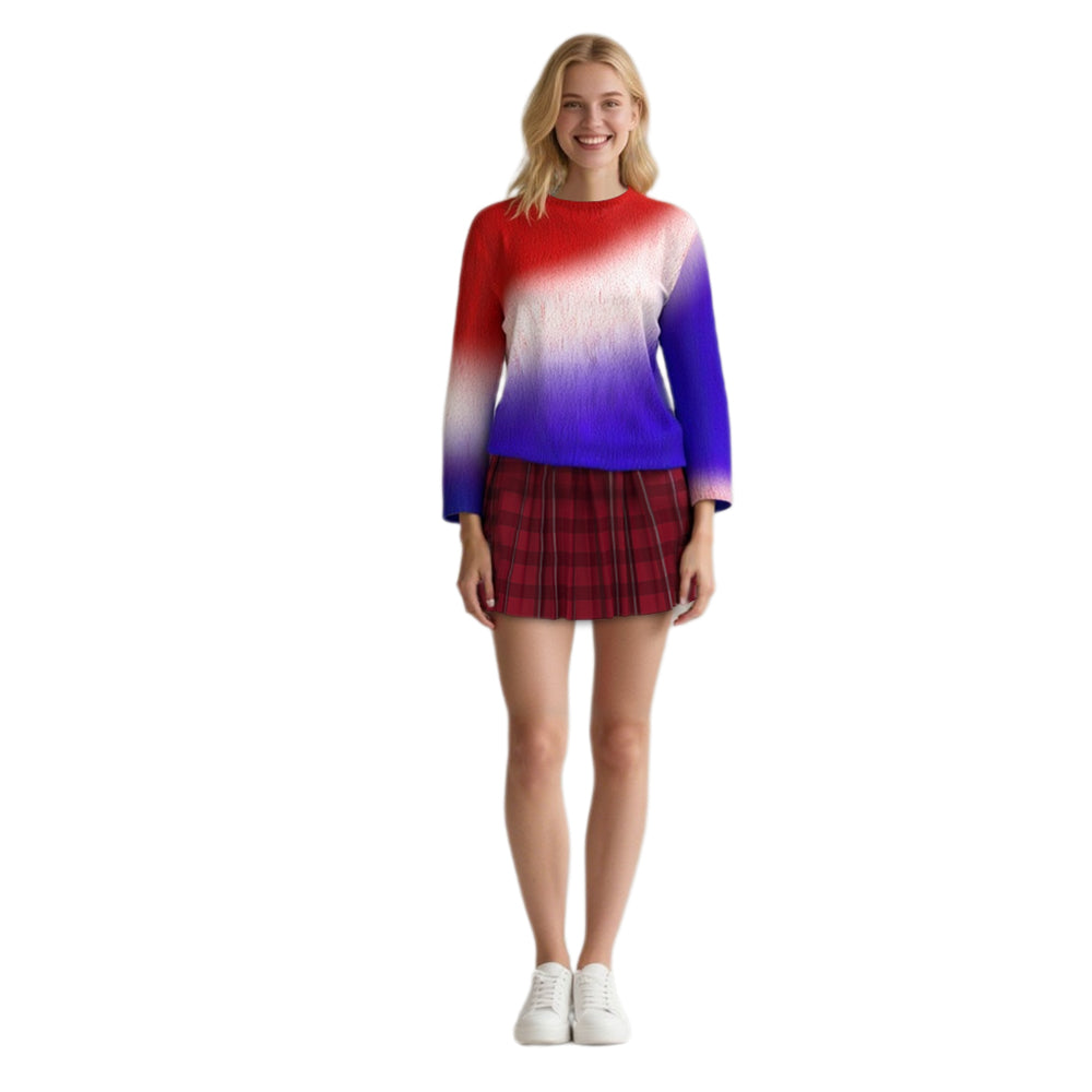 Casual Halloween Costume Sweatshirt and Skirt 2pcs Suit for Cosplay Daily Wear
