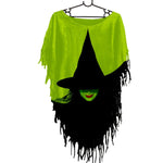 Adult Wicked Costume 2024 Witch Movie Tassel Tops for Halloween Carnival