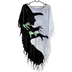 Adult Wicked Costume 2024 Witch Movie Tassel Tops for Halloween Carnival