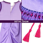 Wish Costume for Girls Asha Princess Dress Up Set Asha Cosplay Outfit with Accessories for Kids