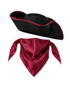 Women's Pirate Costume Castaway Dress Vest Hat and Accessories 5 pcs Set for Halloween Cosplay