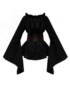 Women's Pirate Costume Lady of Seas 6pcs Set for Halloween Cosplay Event