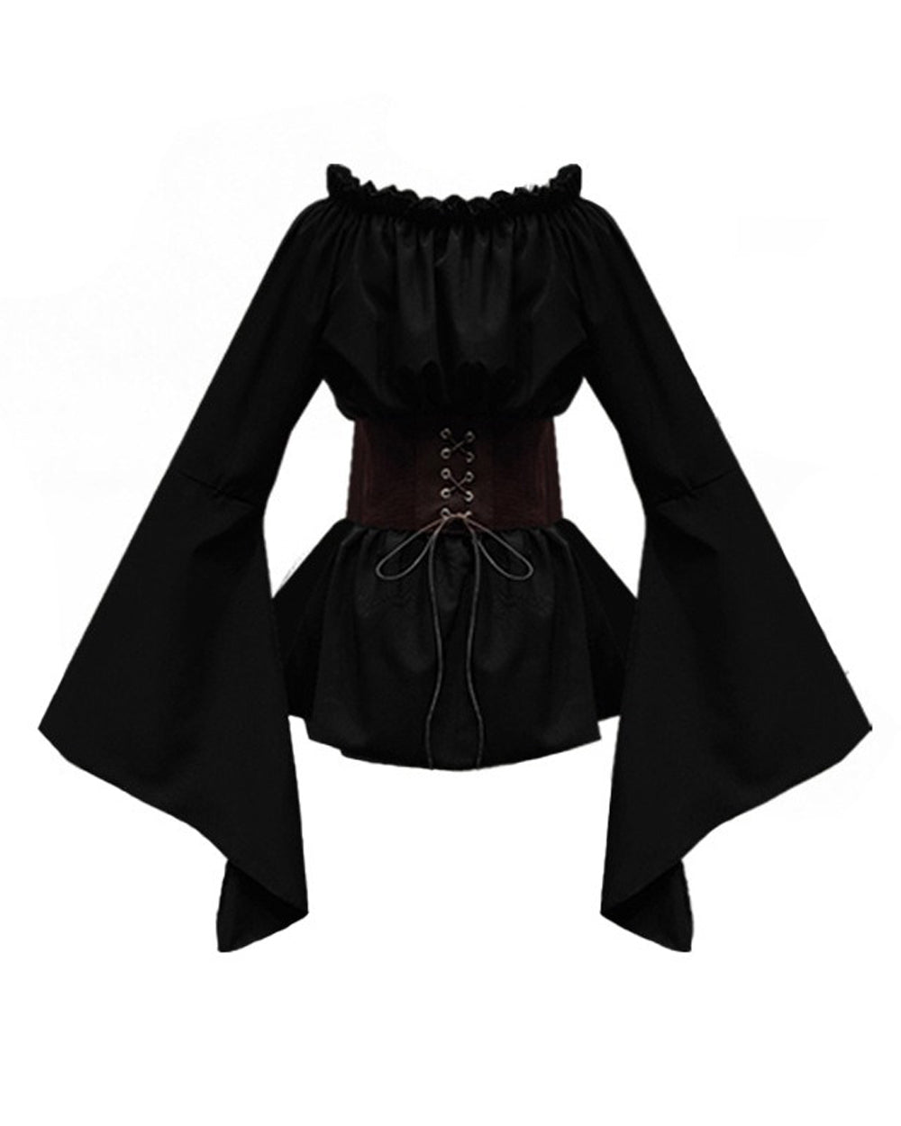 Women's Pirate Costume Lady of Seas 6pcs Set for Halloween Cosplay Event