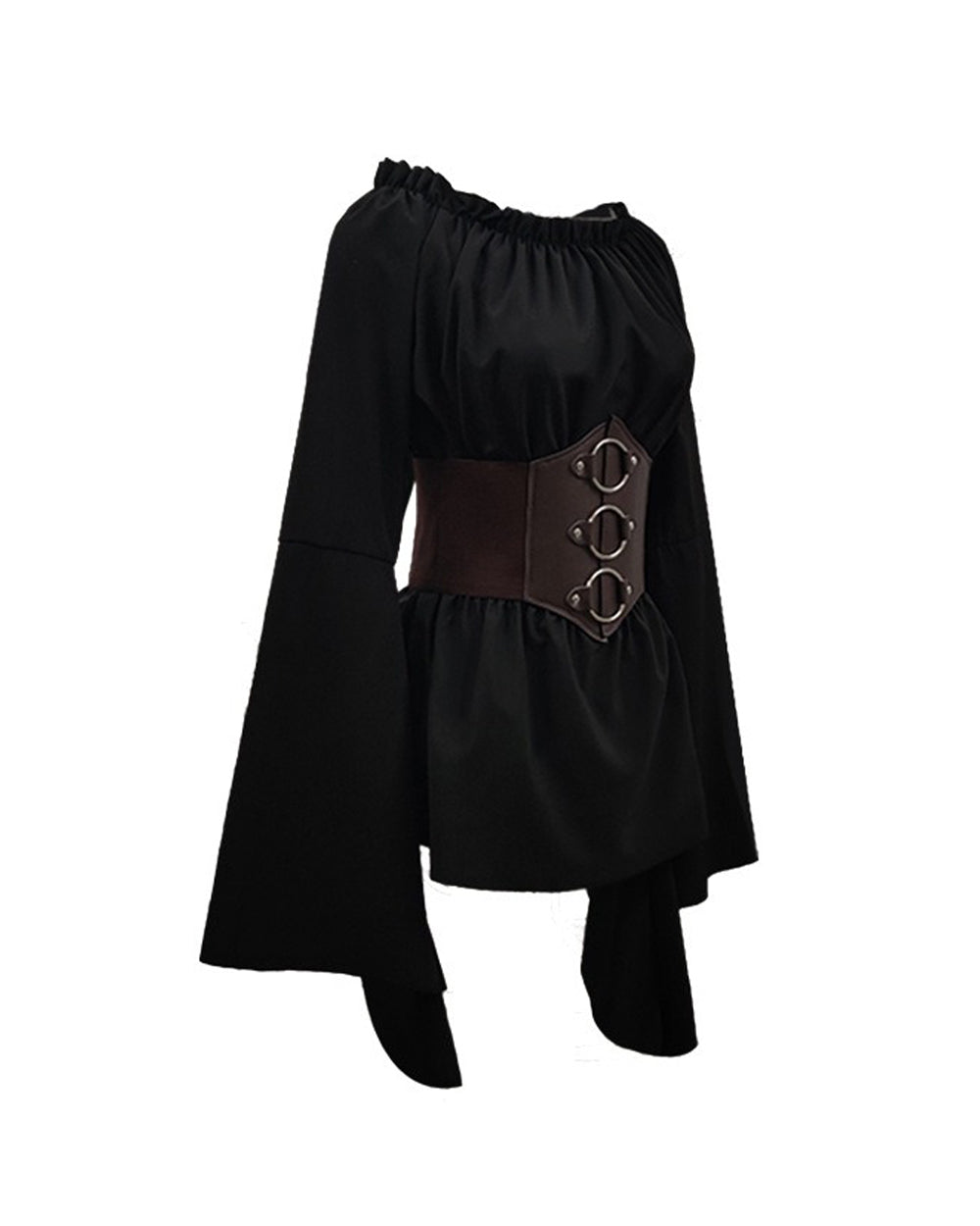 Women's Pirate Costume Lady of Seas 6pcs Set for Halloween Cosplay Event