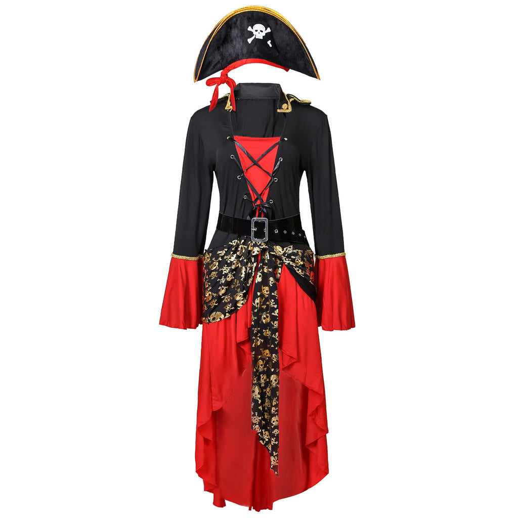 Women Sexy Pirate Costume Party Seas Pirate Outfit Masquerade Female Halloween Pirate Costume