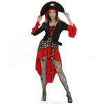 Women Sexy Pirate Costume Party Seas Pirate Outfit Masquerade Female Halloween Pirate Costume