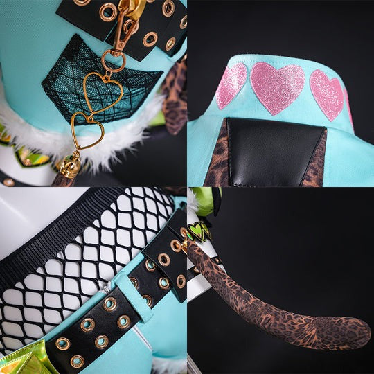 The Leader of Cunning Hares Cosplay Costume Women Sexy Dress-Up Outfit for Comic Show