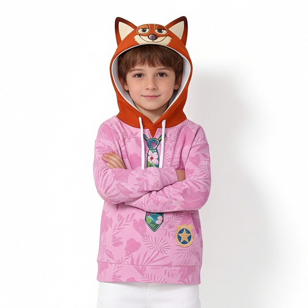 Nick Hoodie Clawhauser Sweatshirt Gary Hooded Pullover for Daily Wear Themed Party