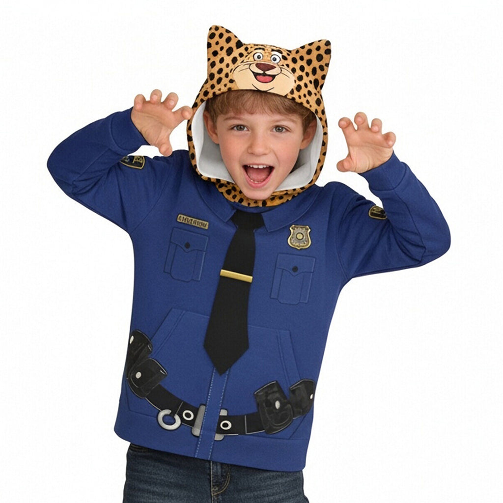 Nick Hoodie Clawhauser Sweatshirt Gary Hooded Pullover for Daily Wear Themed Party