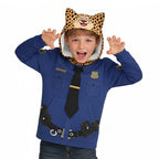 Nick Hoodie Clawhauser Sweatshirt Gary Hooded Pullover for Daily Wear Themed Party