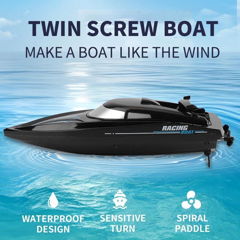 Remote Control Boat 2.4G High Speed Twin Screw RC Boats For Kids