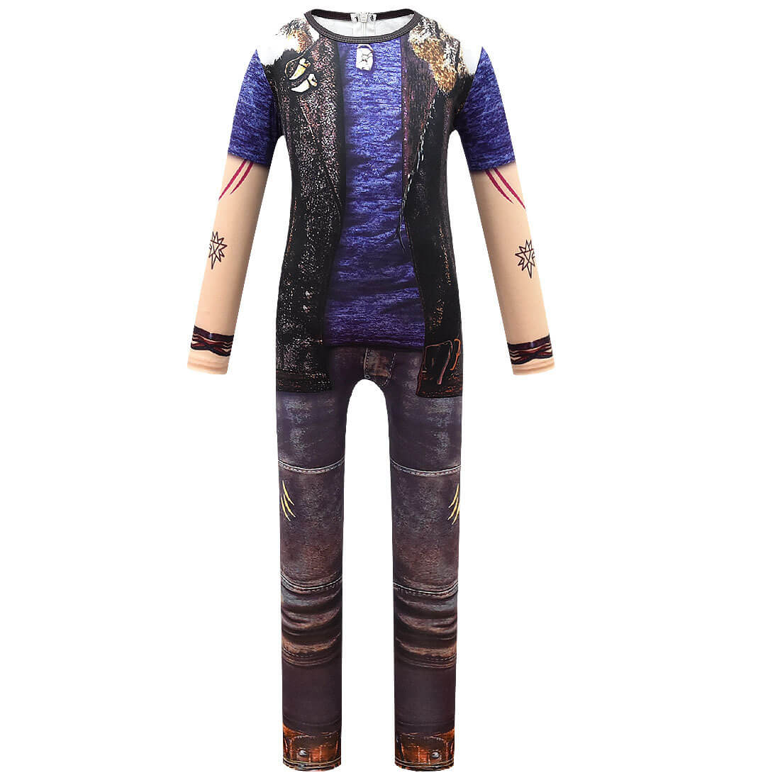 Kids Wyatt Lykensen Cosplay Costume Zombie High School Halloween Outfit