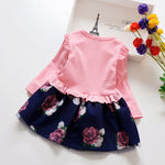 Girls Flower Dress Wedding Princess Party Pageant Formal Dresses for 1-4 Years