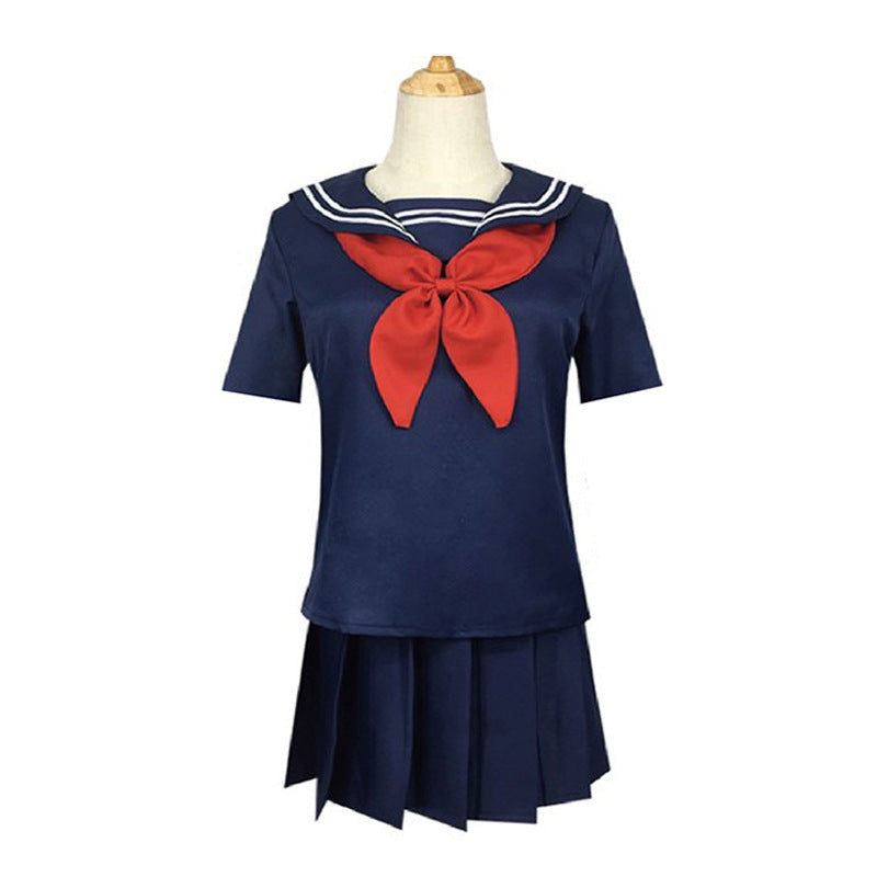 Himiko Toga Cosplay Costume My Hero Academia School Uniform Women Sailor Navy Sets and Sweaters