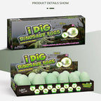 Glow in The Dark Dinosaur Eggs Excavation Kit 12-Pack Luminous Dinosaurs Surprise Dino Eggs
