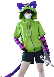SK8 The Infinity Costume Miya Outfit Full Set and Wig for Adult Youth Halloween Cosplay