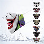 Reusable Face Masks 3D Washable Comfortable for Halloween Suprise