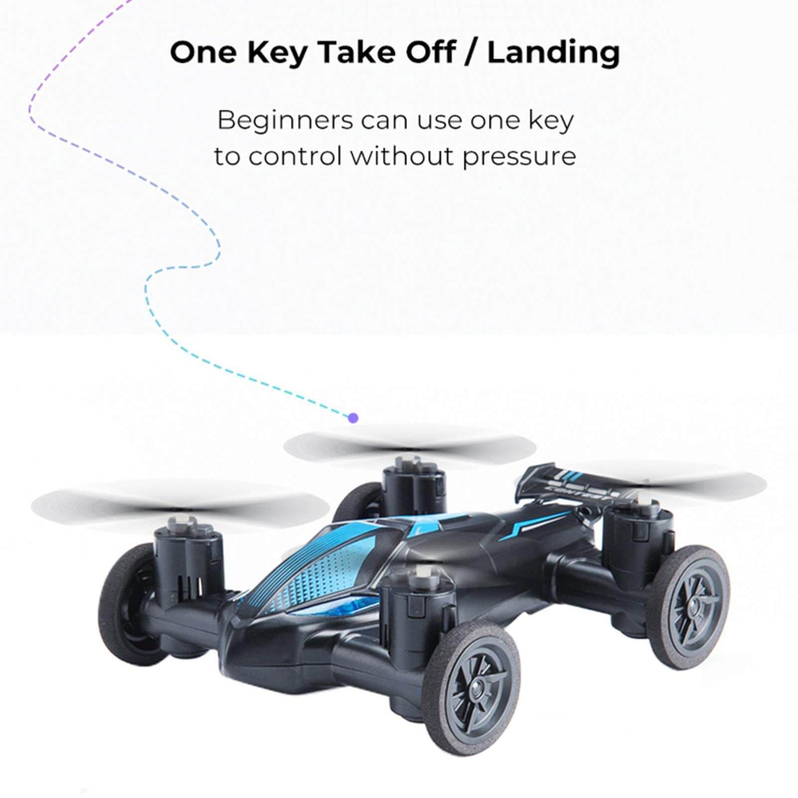 2in1 RC Drone Flying Cars Remote Control Quadcopter Stunt Land-Air Car with Speed Adjustment