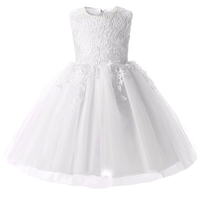 Lace Tulle Little Girls Toddler Pageant Dresses with Sweet Big Bow