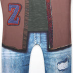 Kids Zombies Costume Zed Cosplay Jumpsuit Boys Fashion Halloween Outfit